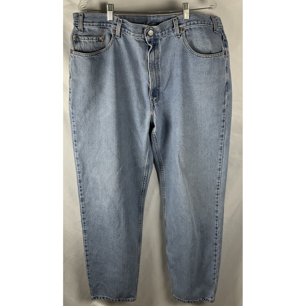 Vintage‎ Y2K Levi's Men's 550 Relaxed Fit Blue Jeans Size 42x32 Mid Rise Denim